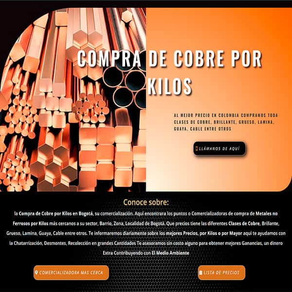 Compra de Cobre por Kilos